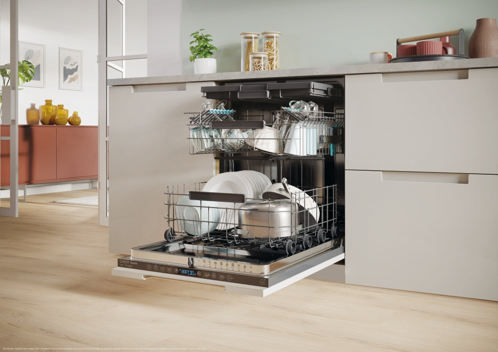 CANDY BI CS6E7F1A|32901626|Lavastoviglie 60cm sliding; Classe Energetica E; 16 coperti; 47 dB(A); Di