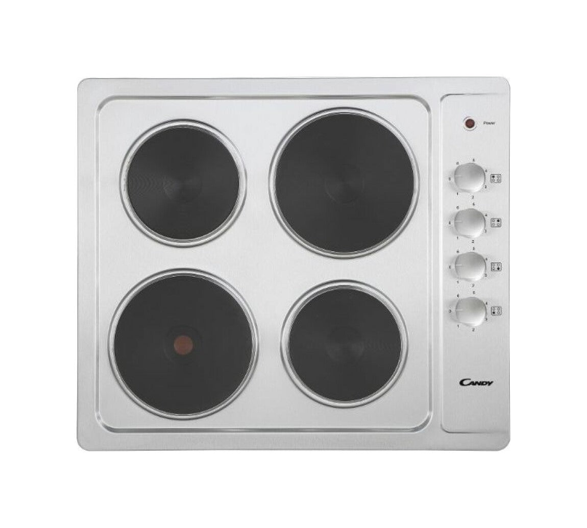 CANDY BI CLE64KX|33803124|Piano Elettrico da 60cm lateral inox;  Griglie in piattina; 4 piastre elet