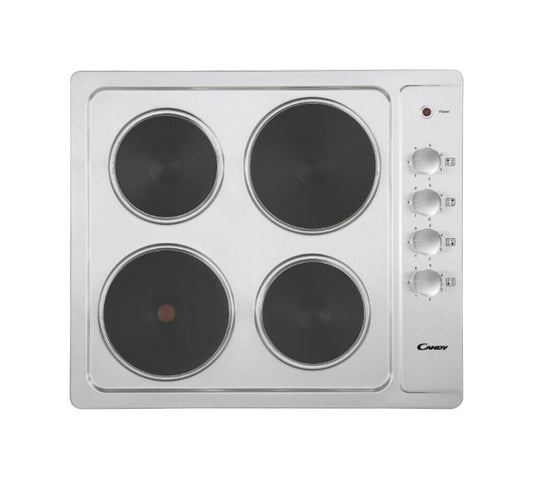 CANDY BI CLE64KX|33803124|Piano Elettrico da 60cm lateral inox;  Griglie in piattina; 4 piastre elet