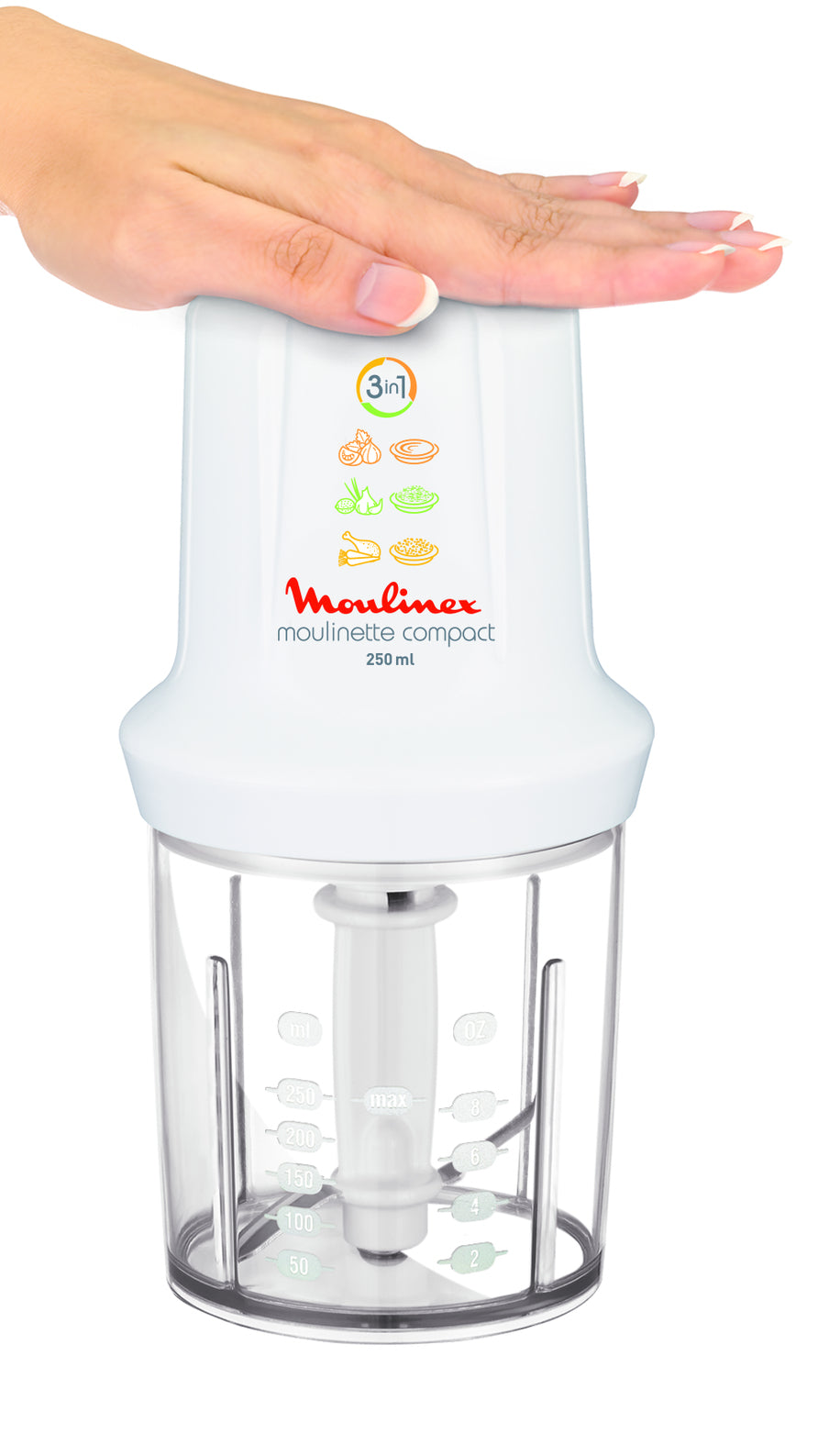 MOULINEX PED DJ3001 | CUCINA | PREPARAZIONE CIBI | TRITATUTTO | TRITATUTTO 270W 250ML COMPACT CIOT.T