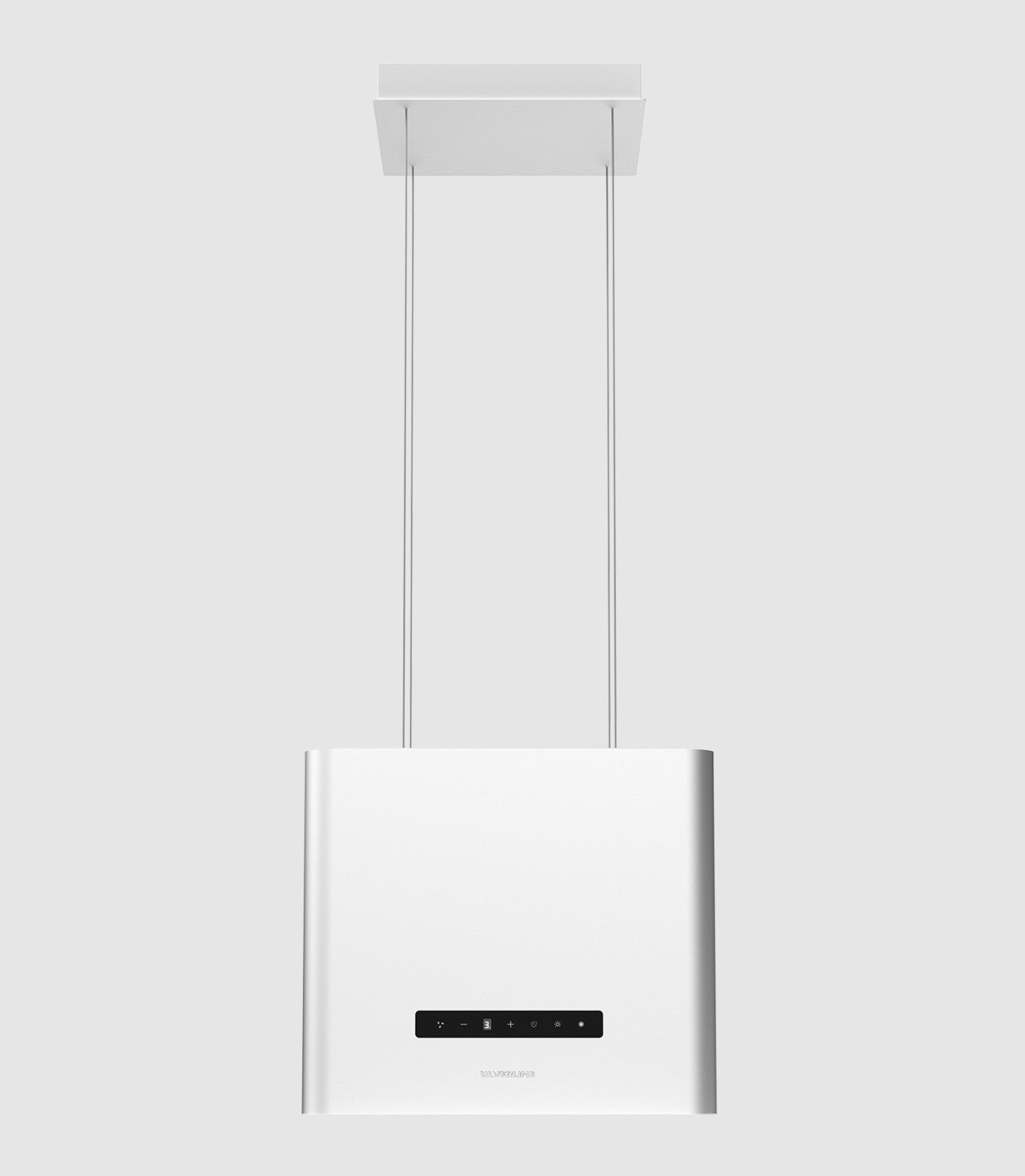 Silverline 4388.4.733.02 | cappe  Etan | isola | 40 cm | bianco | A | 647m3/h, telecomando, 3 veloci