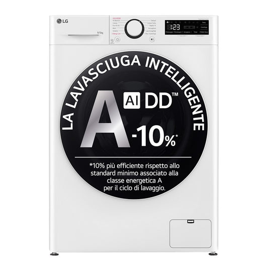 LG BIANCO D2R5S09TSWW | LAVASCIUGA | LAVASCIUGA STRETTA | LAVASCIUGA SLIM FINO A 48 CM | LAVASC.C/F