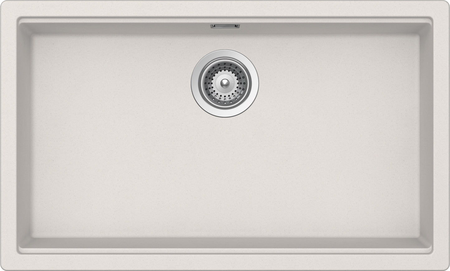 Schock LATN100XLU16 | 1 VASCA - BINARIO INTEGRATO PER ACCESSORI | Cristalite | 700X400 | NEW ALUMINA