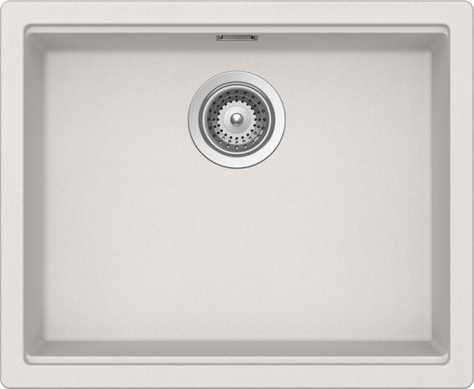 Schock LATN100LU16 | 1 VASCA - BINARIO INTEGRATO PER ACCESSORI | Cristalite | 500x400 | NEW ALUMINA 