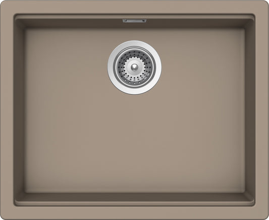 Schock KIRN100LU76 | 1 VASCA - BINARIO INTEGRATO PER ACCESSORI | Cristadur Green | 500x400 | TWILIGH