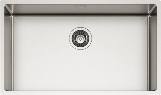 Schock TECN100XL | 1 VASCA 700x400 | Acciaio Inox 304 | 740X440 | INOX SPAZZOLATO | Base 80 | VASCHE