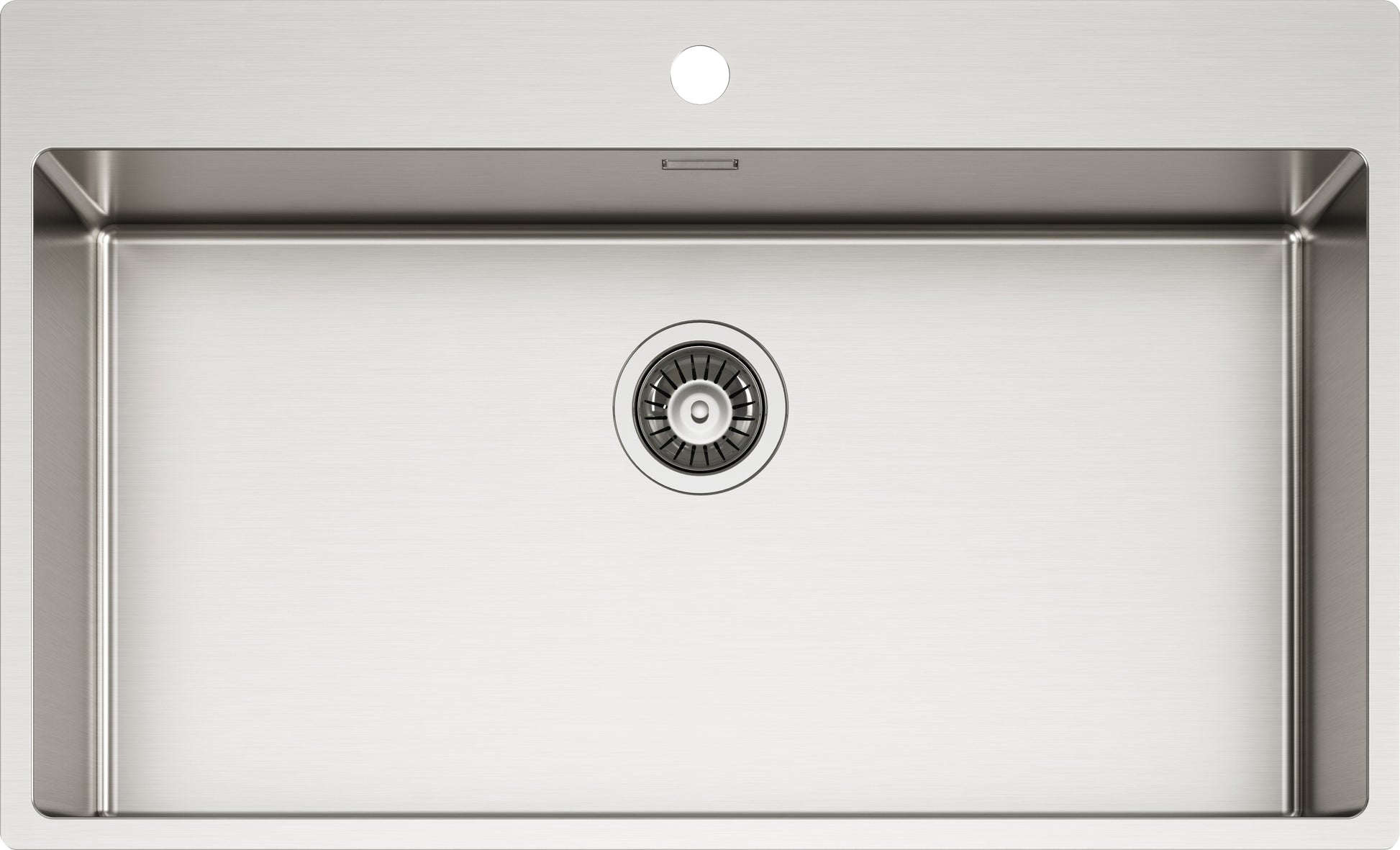 Schock TECPN100XXL | 1 VASCA 800x400 | Acciaio Inox 304 | 850X510 | INOX SPAZZOLATO | Base 90 | VASC