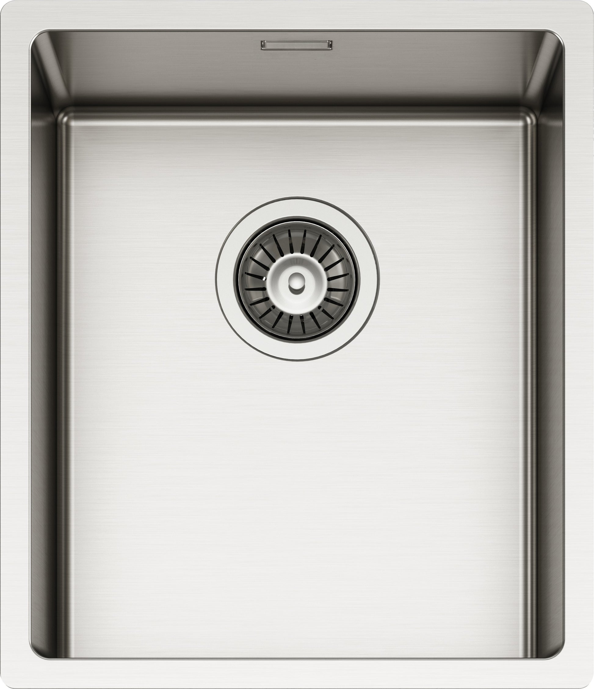 Schock TECN100S | 1 VASCA 340x400 | Acciaio Inox 304 | 380X440 | INOX SPAZZOLATO | Base 45 | VASCHE 