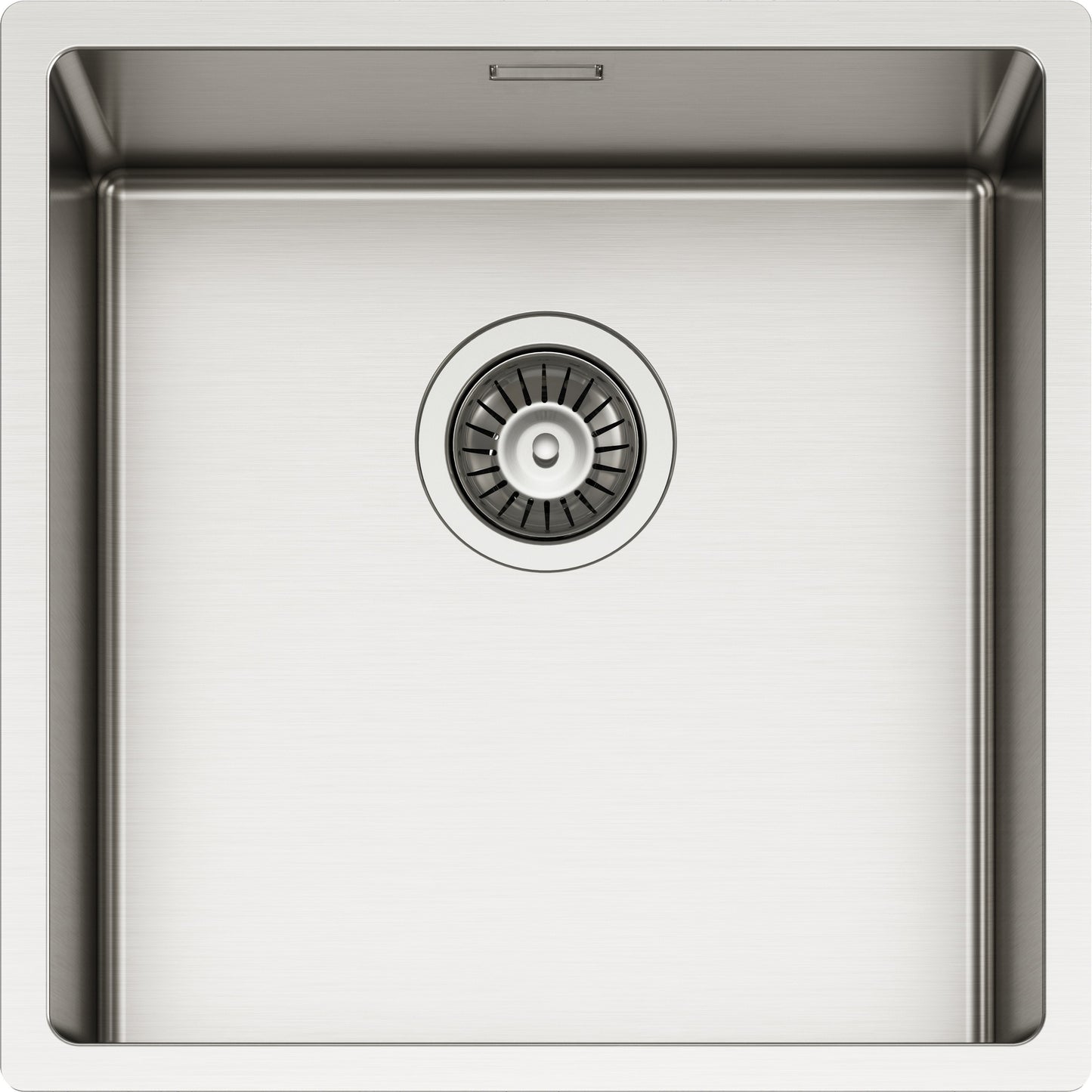Schock TECN100 | 1 VASCA 400x400 | Acciaio Inox 304 | 440X400 | INOX SPAZZOLATO | Base 50 | VASCHE A