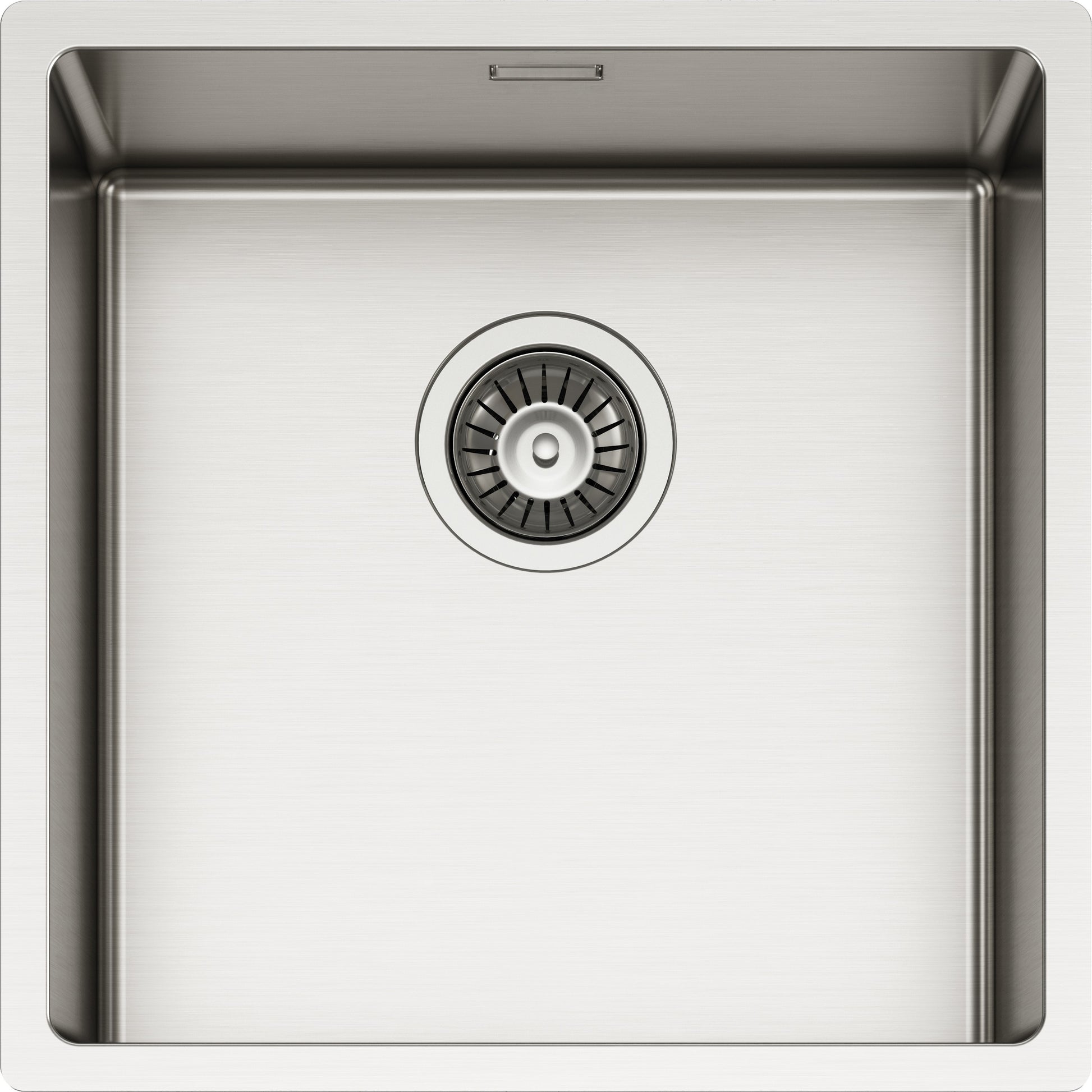 Schock TECN100 | 1 VASCA 400x400 | Acciaio Inox 304 | 440X400 | INOX SPAZZOLATO | Base 50 | VASCHE A