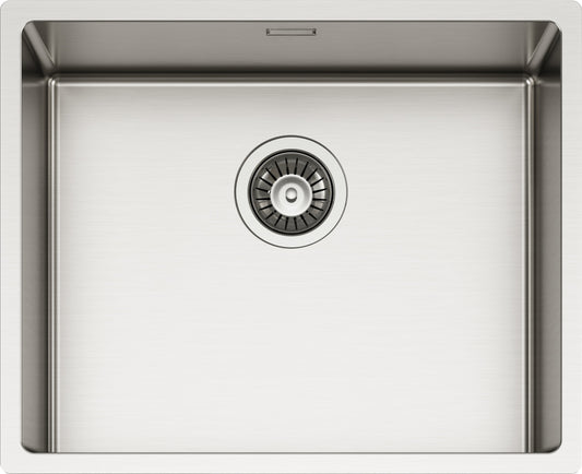 Schock TECN100L | 1 VASCA 500x400 | Acciaio Inox 304 | 540X440 | INOX SPAZZOLATO | Base 60 | VASCHE 