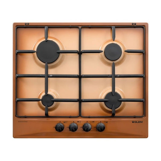 GLEM GAS GT64TF- | PIANI COTTURA  A GAS | 60 | TERRA DI FRANCIA | 4 fuochi gas - comandi frontali - 