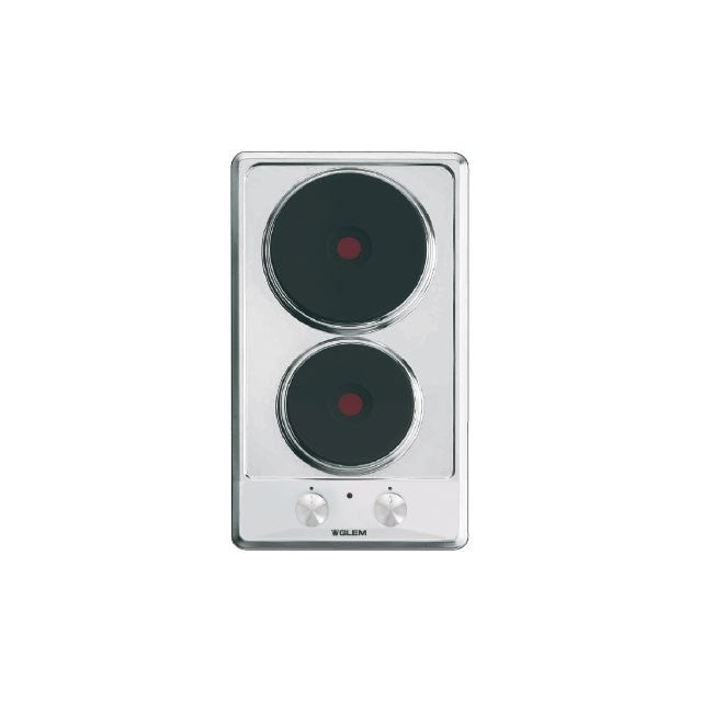 GLEM GAS GT320IX- | PIANI COTTURA  A GAS | 30 | INOX | DOMINO 2 piastre elettriche