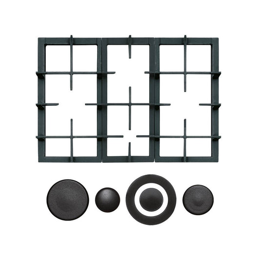 GLEM GAS 9N68GH | ACCESSORI PIANI COTTURA | 60 |  | kit 3 griglie + coprispartifiamma ghisa per pian