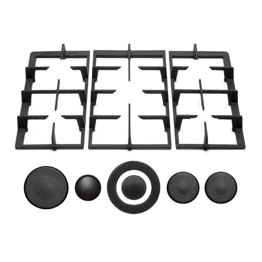 GLEM GAS 9N70GH | ACCESSORI PIANI COTTURA | 70 |  | kit 2 griglie + coprispartifiamma ghisa per pian