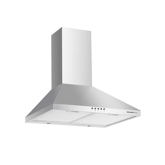 GLEM GAS GHP645IX | CAPPE A PARETE | 60 | INOX | Camino - 1 Motore -  Tre velocita' - portata di asp