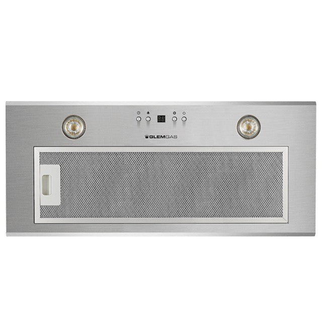 GLEM GAS GHF773IX | CAPPE INTEGRATE | 70 | INOX | GRUPPO ASPIRANTE - 1 Motore -  Tre velocita'+ BOOS
