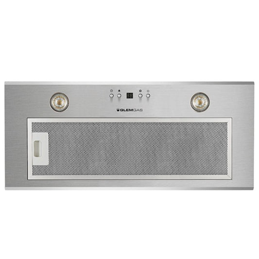 GLEM GAS GHF773IX | CAPPE INTEGRATE | 70 | INOX | GRUPPO ASPIRANTE - 1 Motore -  Tre velocita'+ BOOS