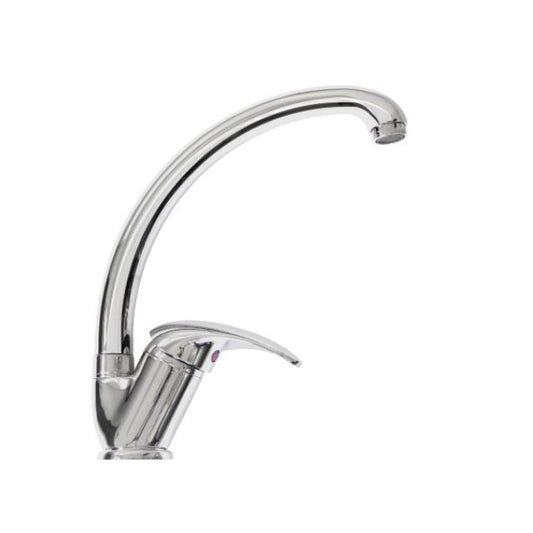 GLEM GAS MIXCX3 | MISCELATORI |  | INOX | miscelatore per lavelli con curva  INOX