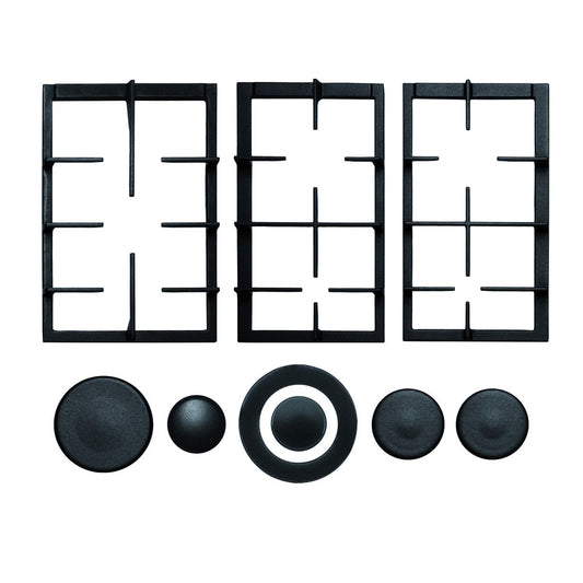 GLEM GAS 9N85GH | ACCESSORI PIANI COTTURA | 75 |  | kit 2 griglie + coprispartifiamma ghisa per pian