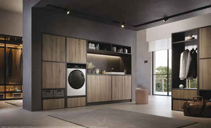 HAIER BIANCO HWD80B14959U1S | LAVASCIUGA | LAVASCIUGA STRETTA | LAVASCIUGA SLIM FINO A 48 CM | LAVAS