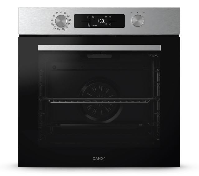CANDY BI CA6N3B3EHTX|33703985|Forno elettrico multifunzione Finiture Vetro Nero e Acciaio Inox, Clas
