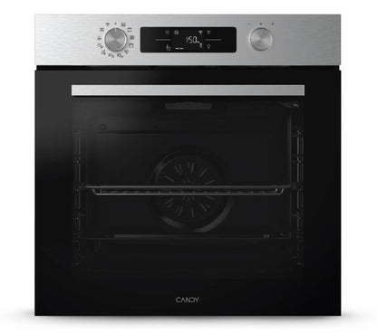 CANDY BI CA6N3B3EHTX|33703985|Forno elettrico multifunzione Finiture Vetro Nero e Acciaio Inox, Clas