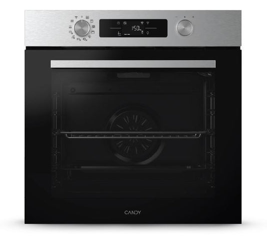 CANDY BI CA6N3B3EHTX|33703985|Forno elettrico multifunzione Finiture Vetro Nero e Acciaio Inox, Clas