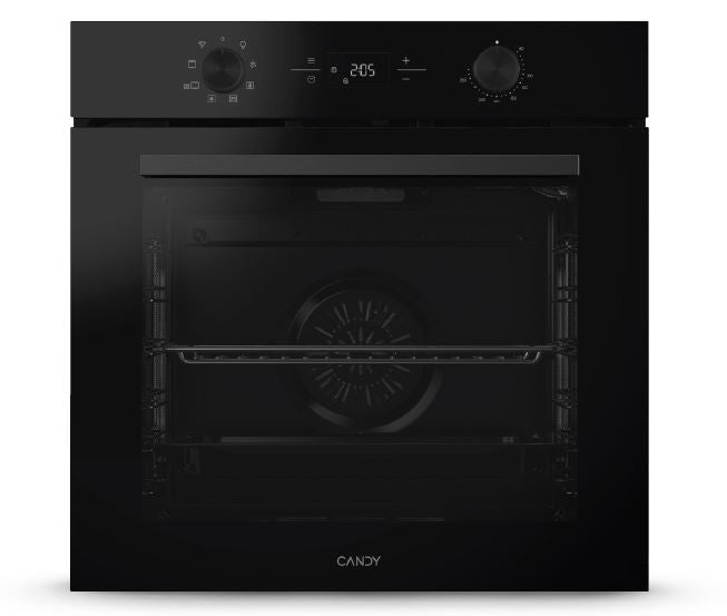 CANDY BI CA6N3T1HTB|33703858|Forno elettrico ventilato Finiture Vetro Nero, Classe Energetica A+, Ca