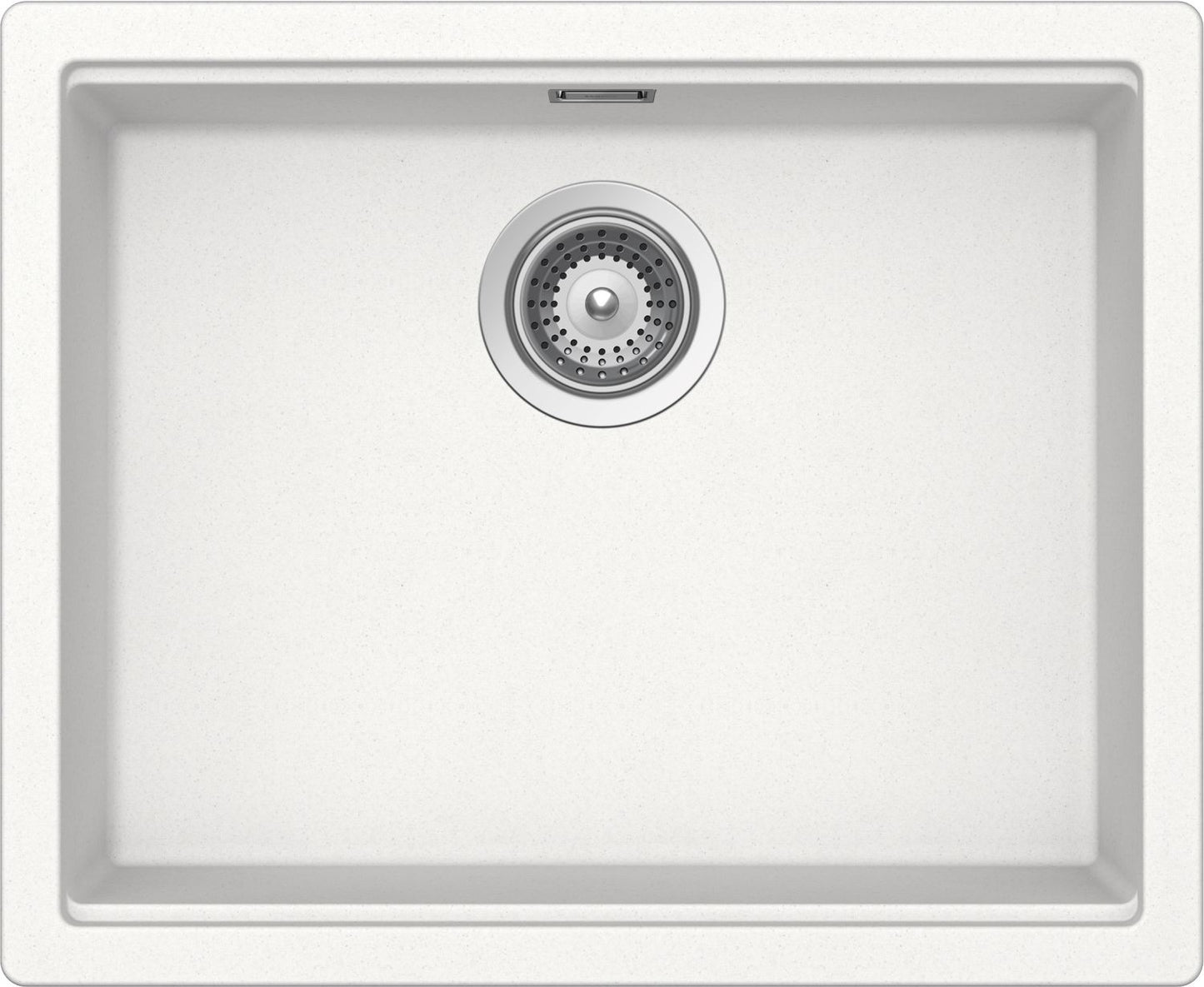 Schock LATN100LA01 | 1 VASCA - BINARIO INTEGRATO PER ACCESSORI | Cristalite | 556x456 | BIANCO ASSOL