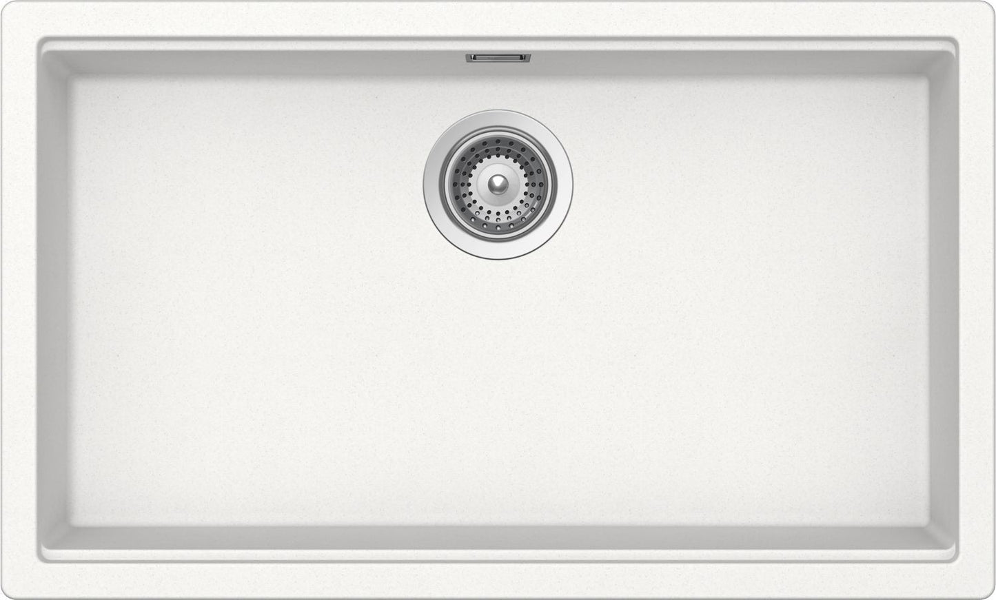 Schock LATN100XLA01 | 1 VASCA - BINARIO INTEGRATO PER ACCESSORI | Cristalite | 756X456 | BIANCO ASSO