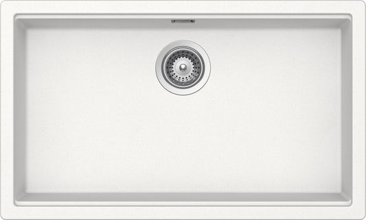 Schock LATN100XLA01 | 1 VASCA - BINARIO INTEGRATO PER ACCESSORI | Cristalite | 756X456 | BIANCO ASSO