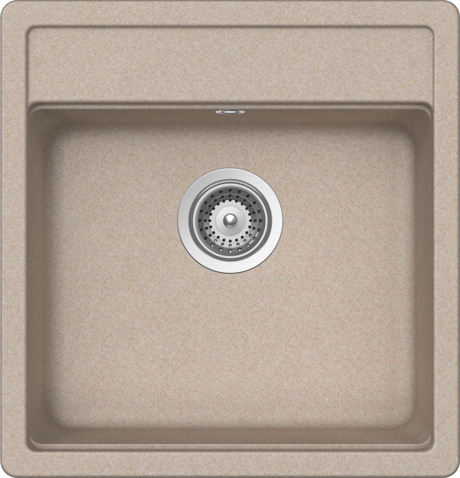 Schock NEMN100S58 | 1 VASCA - BINARIO INTEGRATO PER ACCESSORI | Cristalite | 490x510 | AVENA | Base 