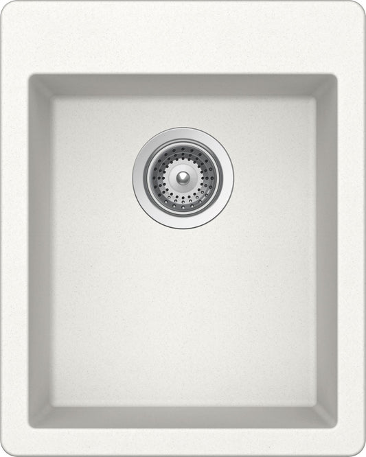 Schock NEMN100XS01 | 1 VASCA | Cristalite | 406x508 | BIANCO ASSOLUTO | Base 45 | VASCHE CON BANCO R