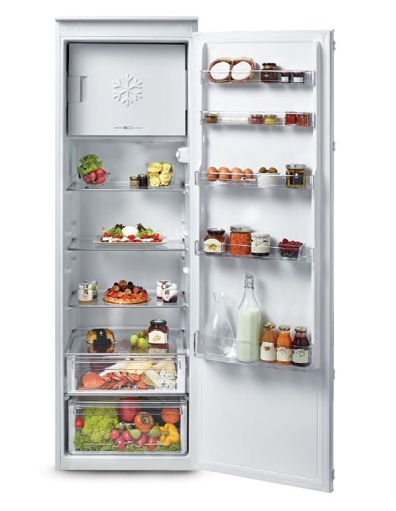 CANDY BI CM4S518EW|34901590|Frigorifero statico monoporta + cella freezer 177cm, Classe energetica E