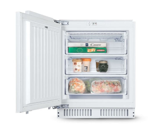 CANDY BI CUS68EW|37900596|Congelatore monoporta sottopiano 82 cm; classe energetica F, 95lt, 40db, c