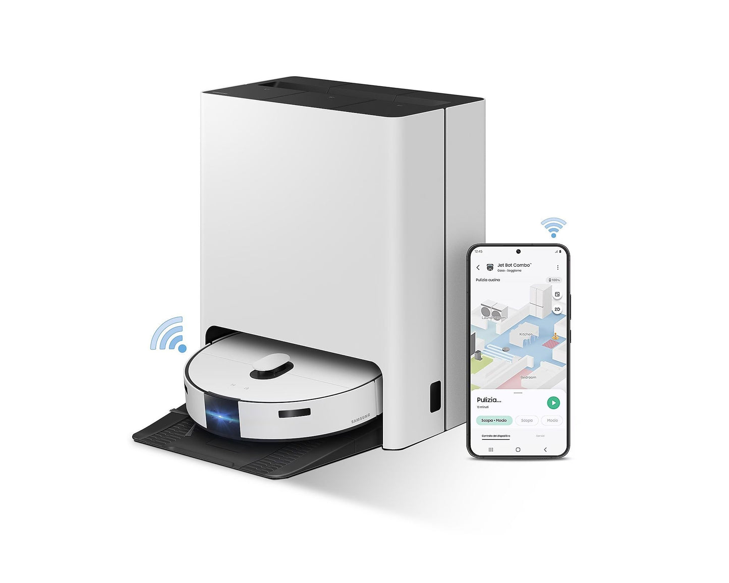SAMSUNG PROMO VR7MD96514G/WA | ROBOT ASPIRAPOLVERE SAMSUNG JET BOT COMBOâ¢
