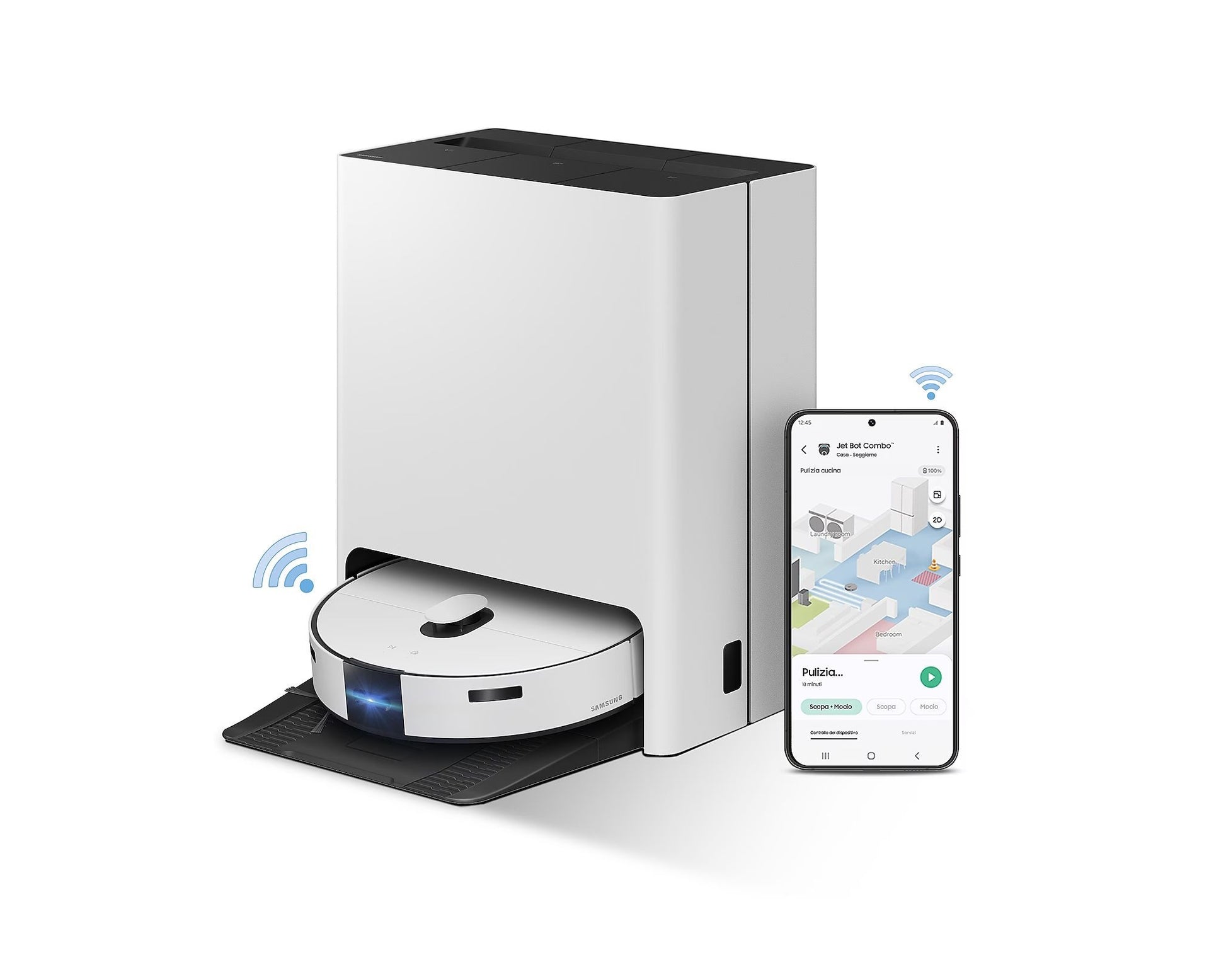 SAMSUNG PROMO VR7MD96514G/WA | ROBOT ASPIRAPOLVERE SAMSUNG JET BOT COMBOâ¢