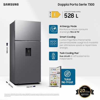 SAMSUNG TRANSF FS PROMO RT53DG7B14S9EF | FRIGO 2P.528LT L79CM CE.E NOFROST DISP. WIFI INOX