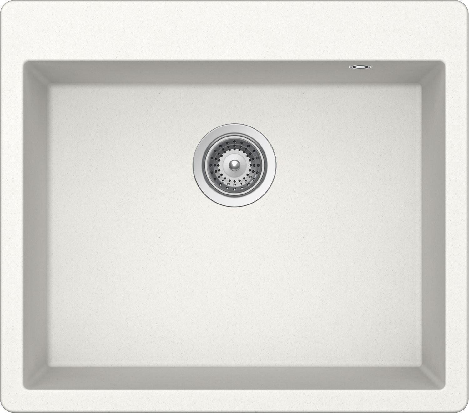 Schock SGTN100SA01 | 1 VASCA | Cristalite | 635x559 | BIANCO ASSOLUTO | Base 75 | VASCHE CON BANCO R