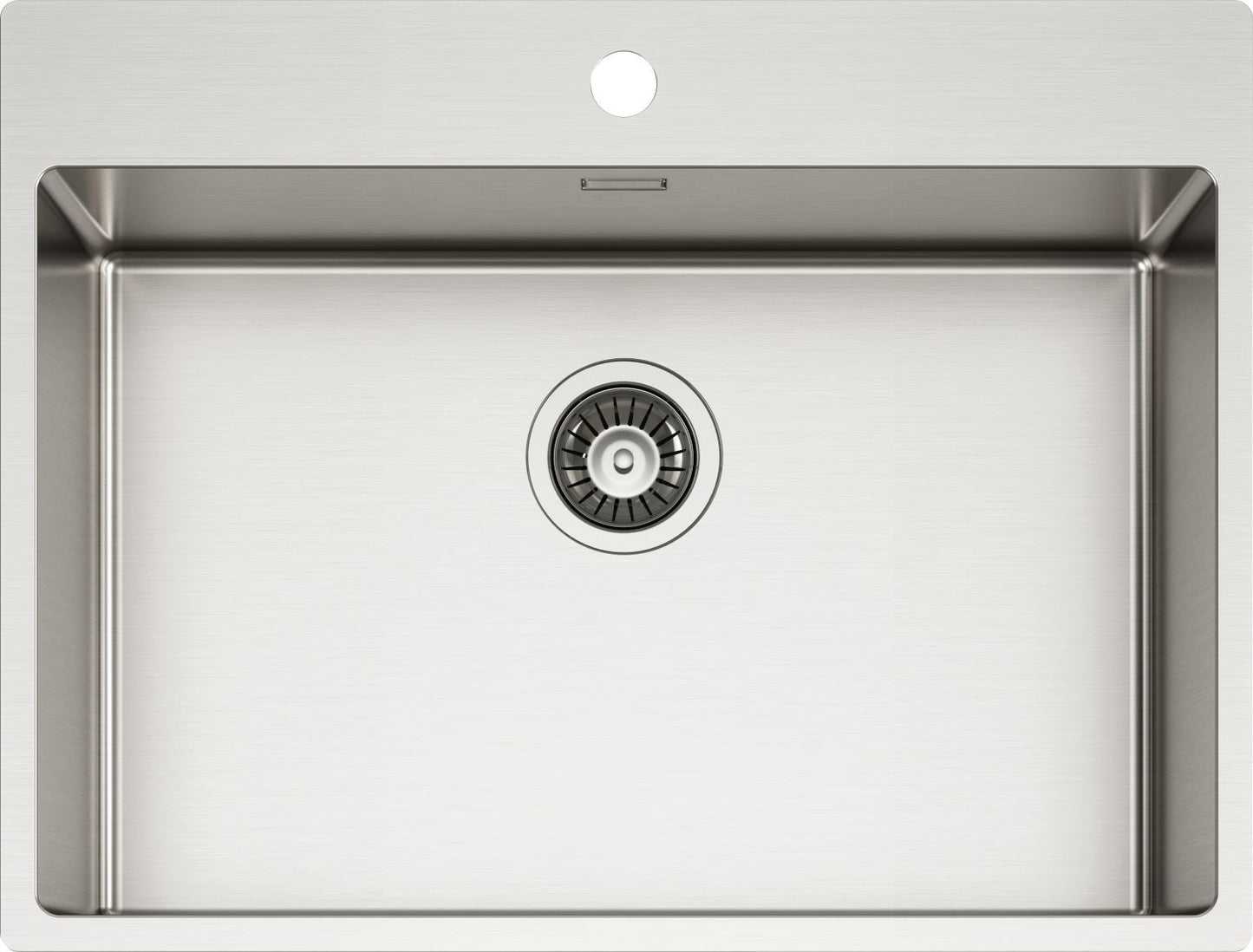 Schock TECPN1002L | 1 VASCA 650x400 | Acciaio Inox 304 | 700x510 | INOX SPAZZOLATO | Base 75 | VASCH