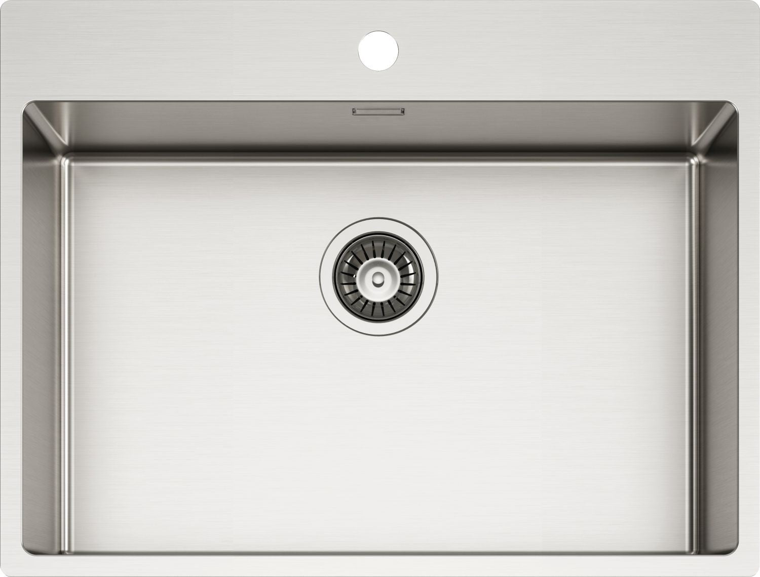 Schock TECPN1002L | 1 VASCA 650x400 | Acciaio Inox 304 | 700x510 | INOX SPAZZOLATO | Base 75 | VASCH