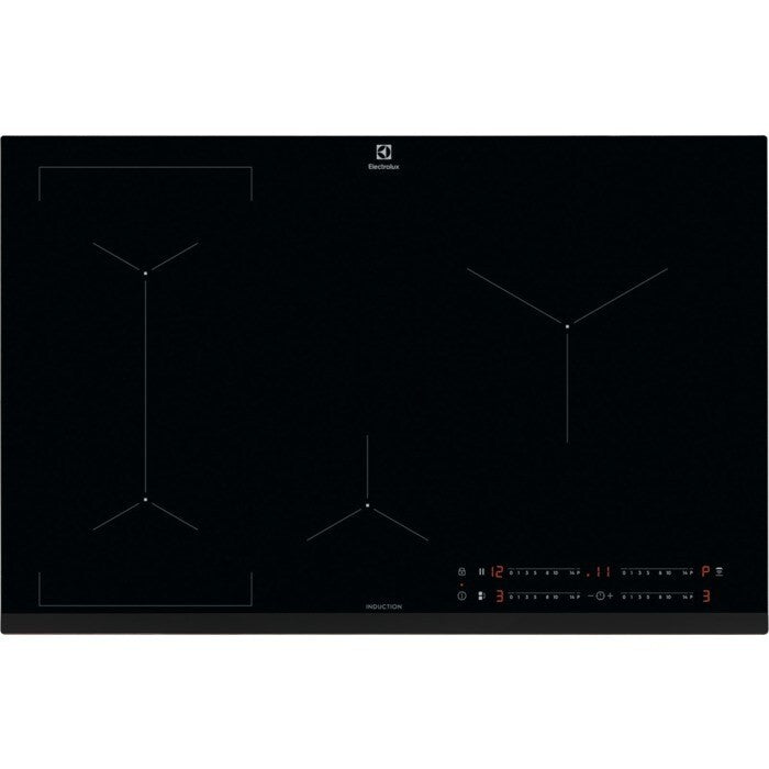 Electrolux BI   EIL83443   | 80 cm - Vetroceramica ad induzione - 4 zone cottura ad induzione di cui
