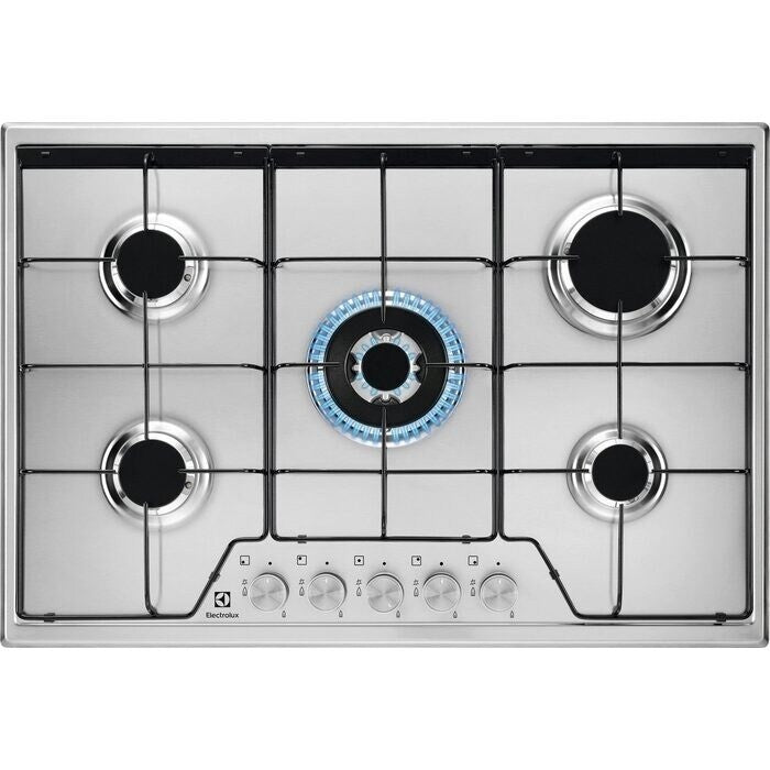 Electrolux BI   KGS7534SX   | 75 cm New Linea Slim Profilo 8 mm - 5 fuochi gas - Bruciatori ad alta