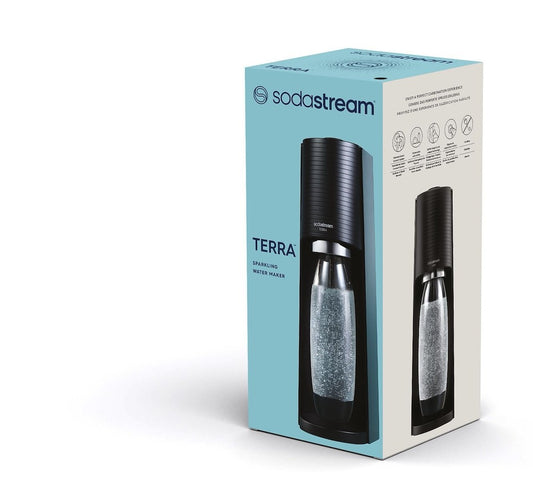 SODASTREAM PED 1012811391 | CUCINA | TRATTAMENTO BEVANDE | GASATORI | GASATORE TERRA BLACK + 1BOTTIG