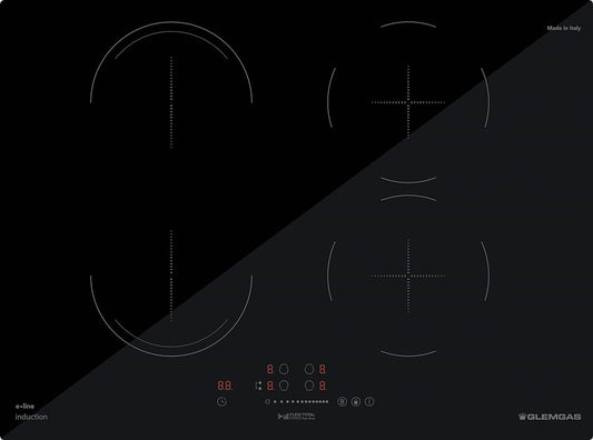 GLEM GAS INCASSO GTI741BSL | PIANI COTTURA INCASSO | PIANI COTTURA INDUZIONE | PIANI COTTURA INDUZIO