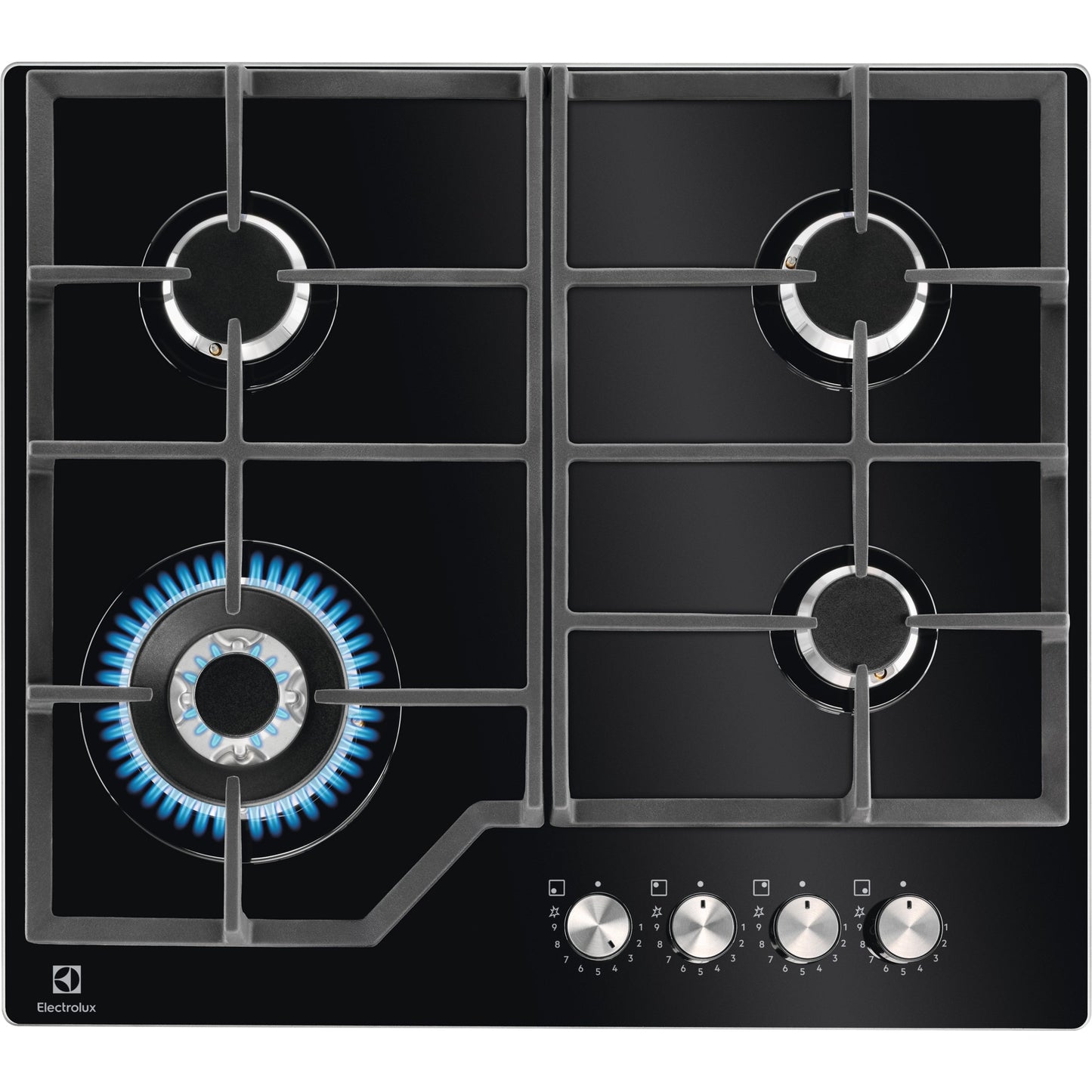Electrolux BI   KGG64362K   | 60 cm - Nuova estetica Gas on Glass - Step Power - 4 fuochi - Bruciato
