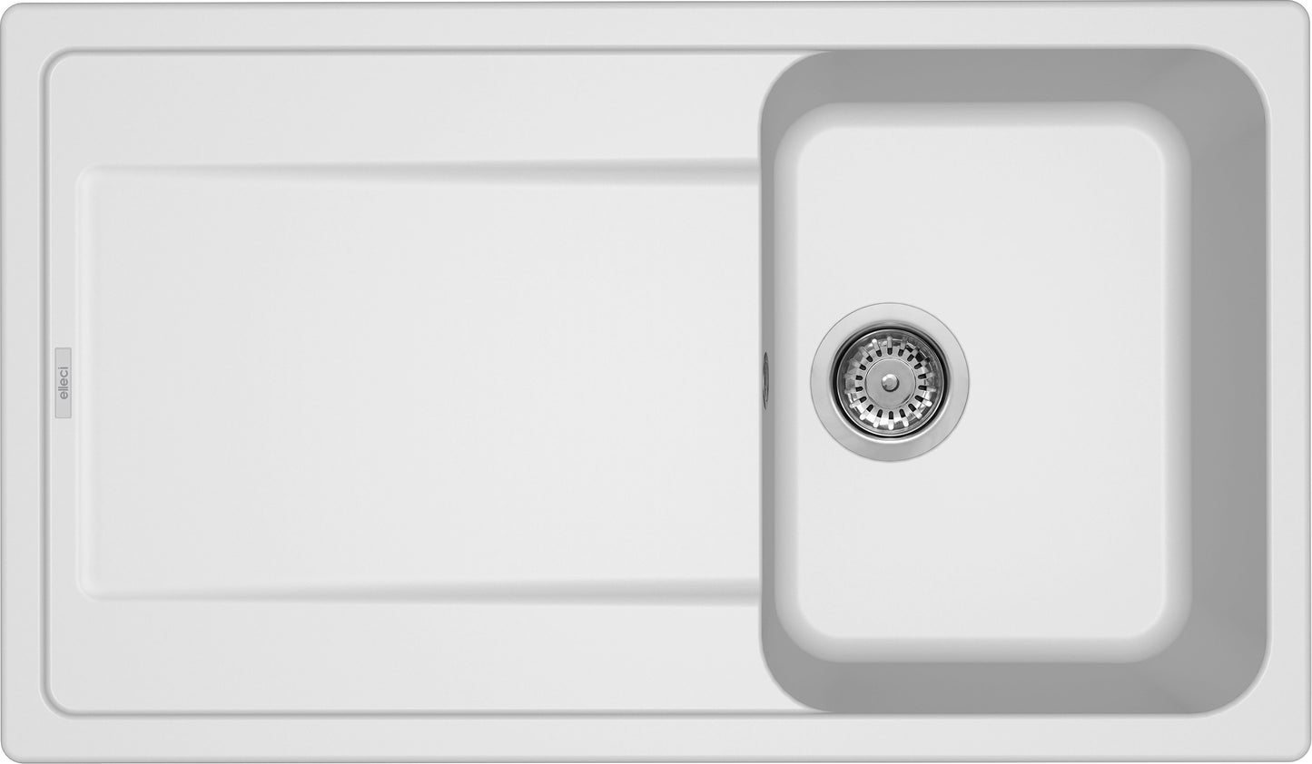 ELLECI Kitchen 2025  LG240068 | LAV. LIFE 400 86x50 1VG BIANCO 68