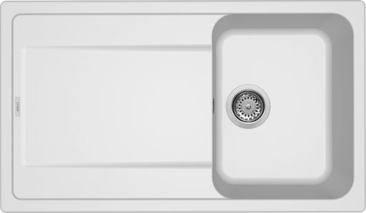ELLECI Kitchen 2025  LG240068 | LAV. LIFE 400 86x50 1VG BIANCO 68