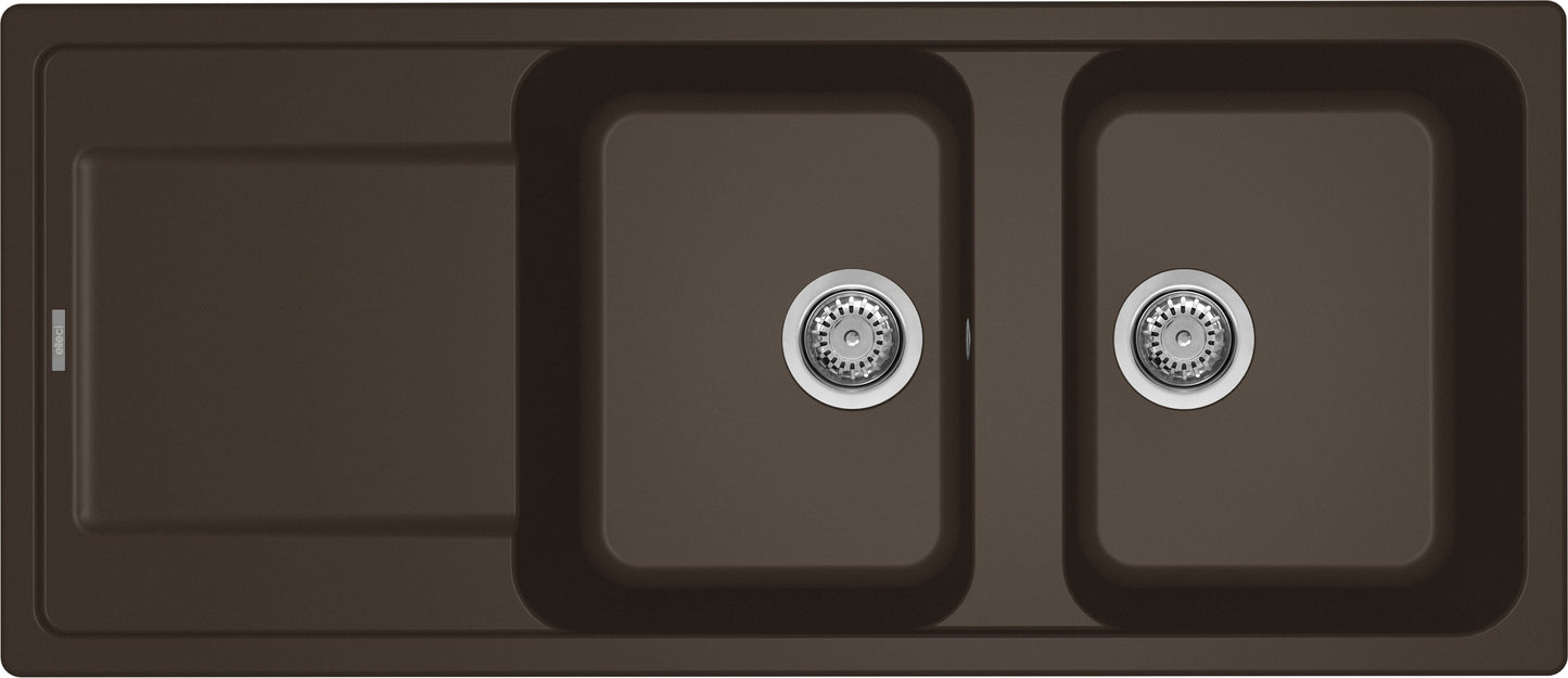 ELLECI Kitchen 2025  LG250078 | LAV. LIFE 500 116x50 2VG ESPRESSO 78